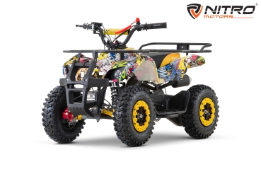 NITRO MOTORS 49cc mini Kinder Quad Torino Grafity Snowy-Profile L Sport 6"